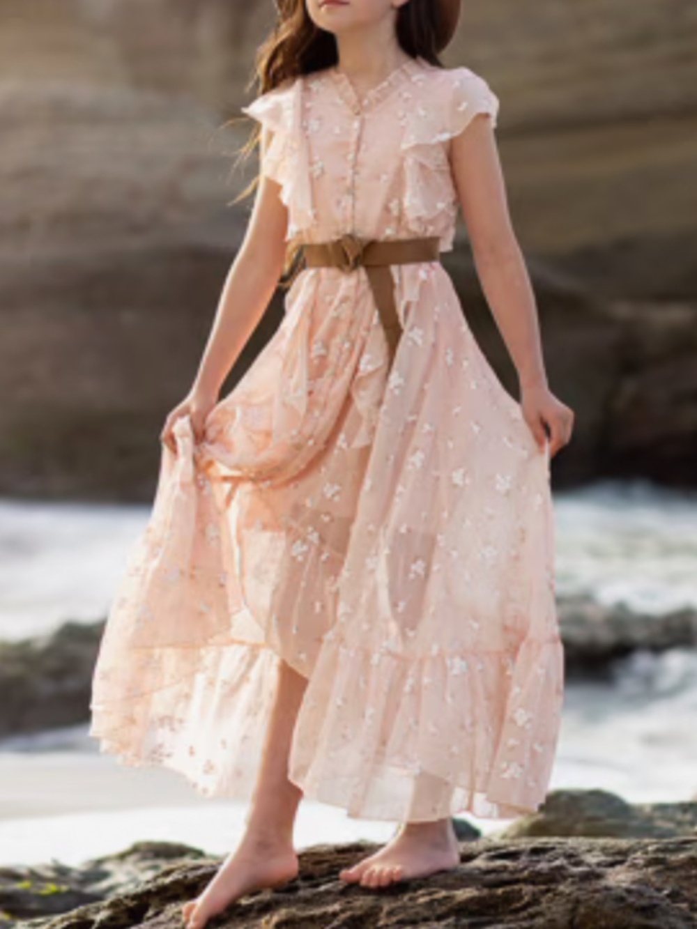 Joyfolie Cassie Dress in Rose Sz 7